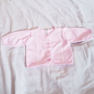 Baby GAP 0-3 Month Light Pink Cardigan